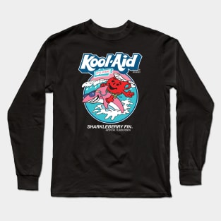 Kool Aid Sharkleberry Fin - Dark Long Sleeve T-Shirt